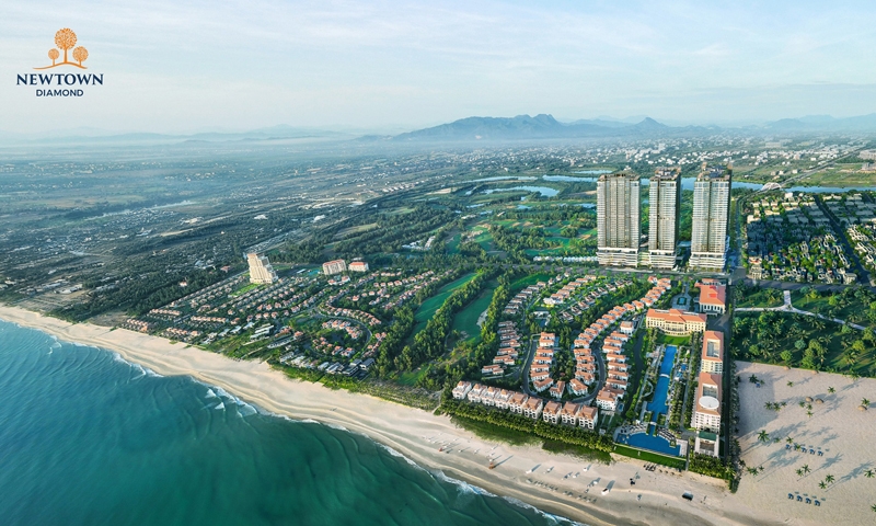 Tổ hợp Newtown Diamond trên cung đường Trường Sa nhận sự quan tâm lớn của khách hàng khi nhu cầu căn hộ cao cấp tại Đà Nẵng tăng mạnh thời gian qua.